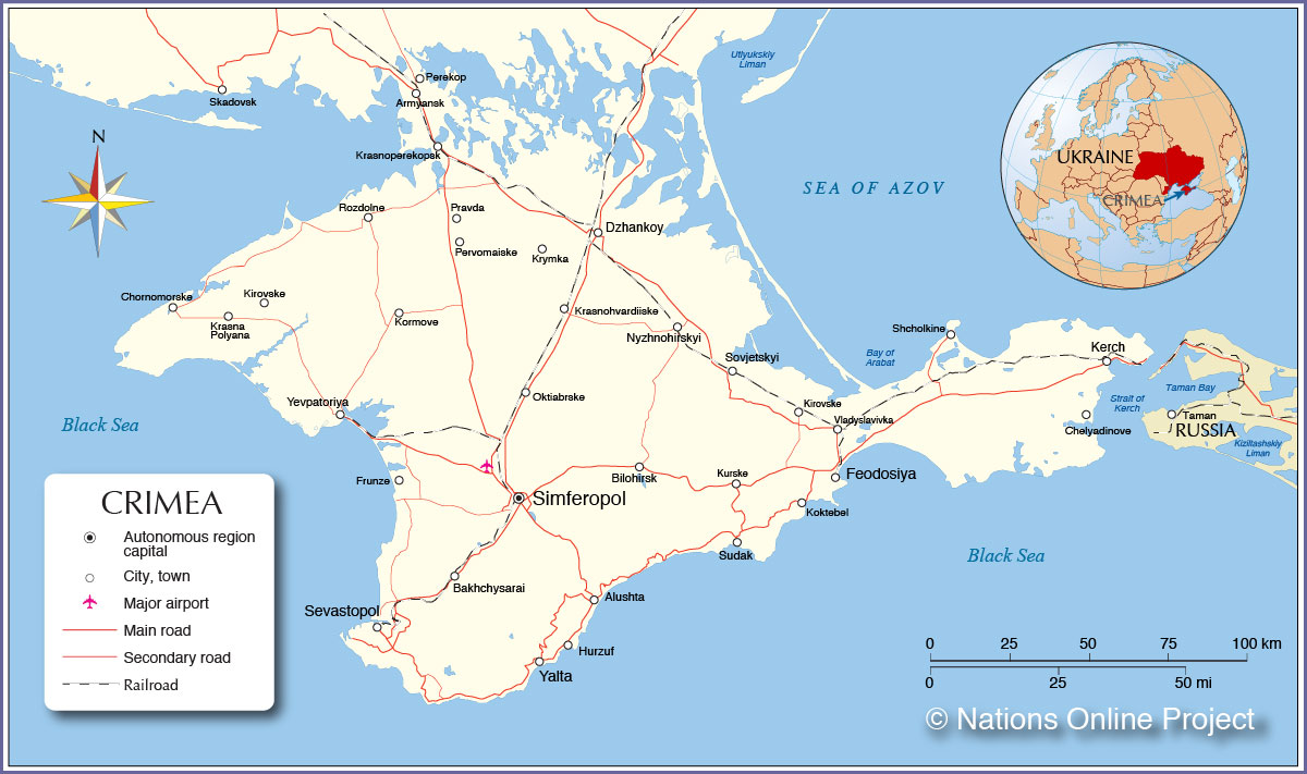 Crimea Map 