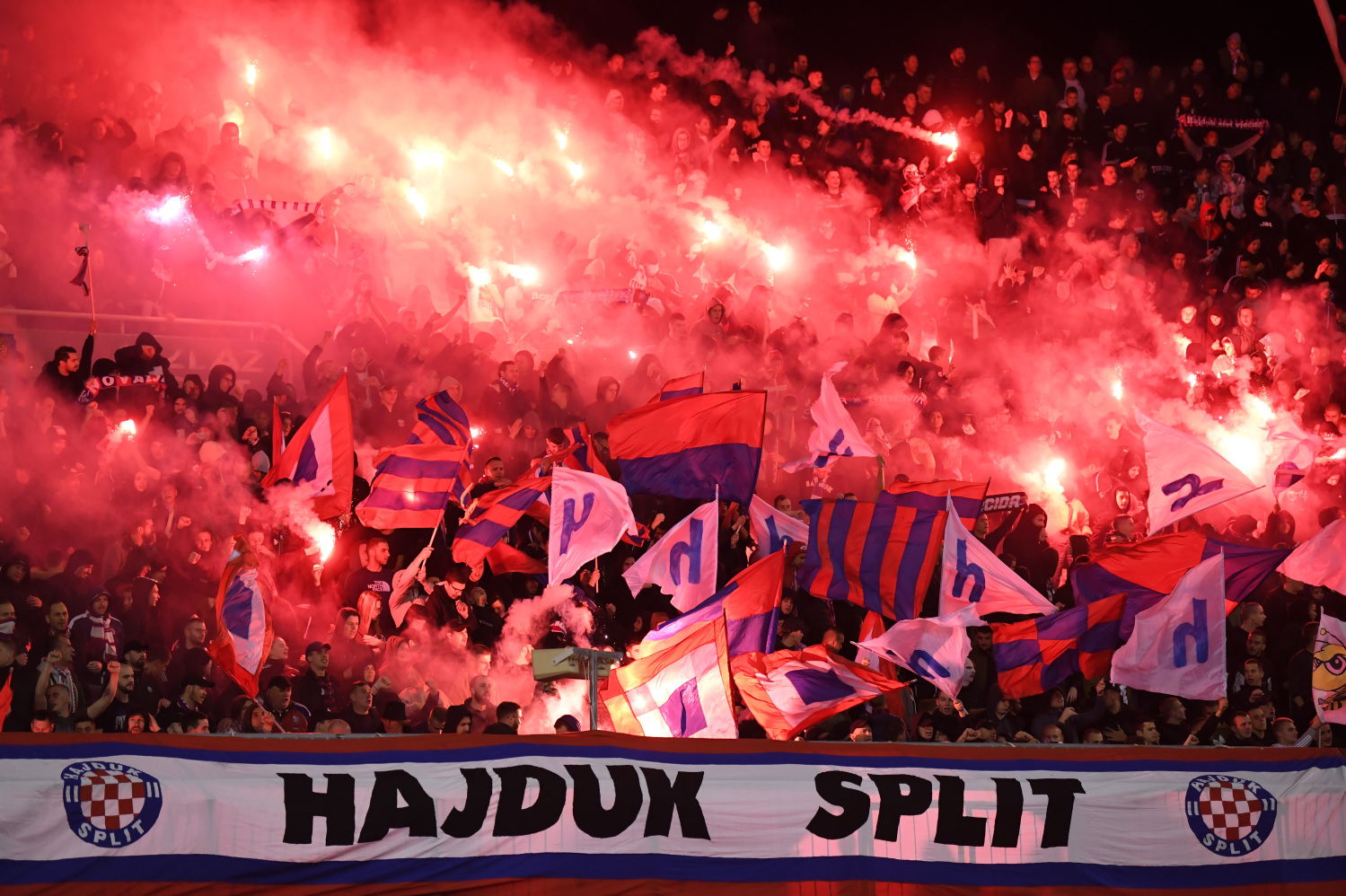 HNK Hajduk Split on X: Kraj prvog dijela na Poljudu: Hajduk